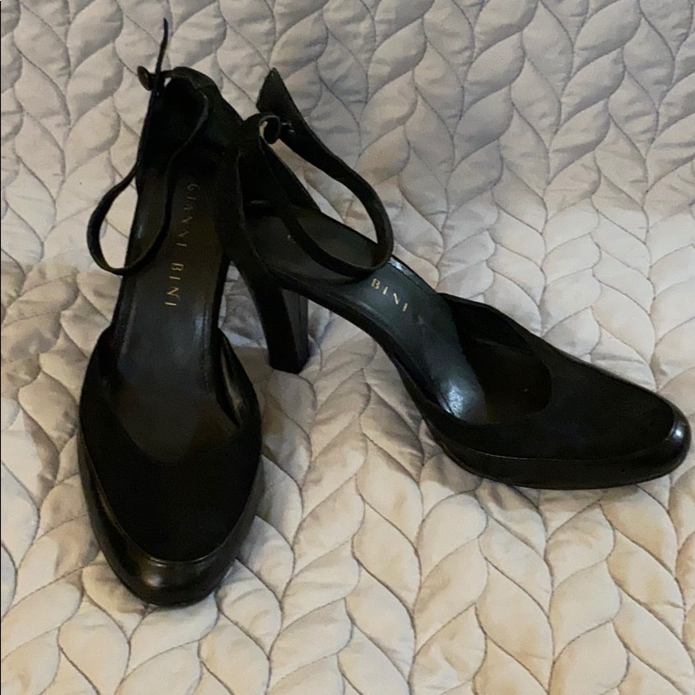 Gianni Bini Suede and Leather Heels